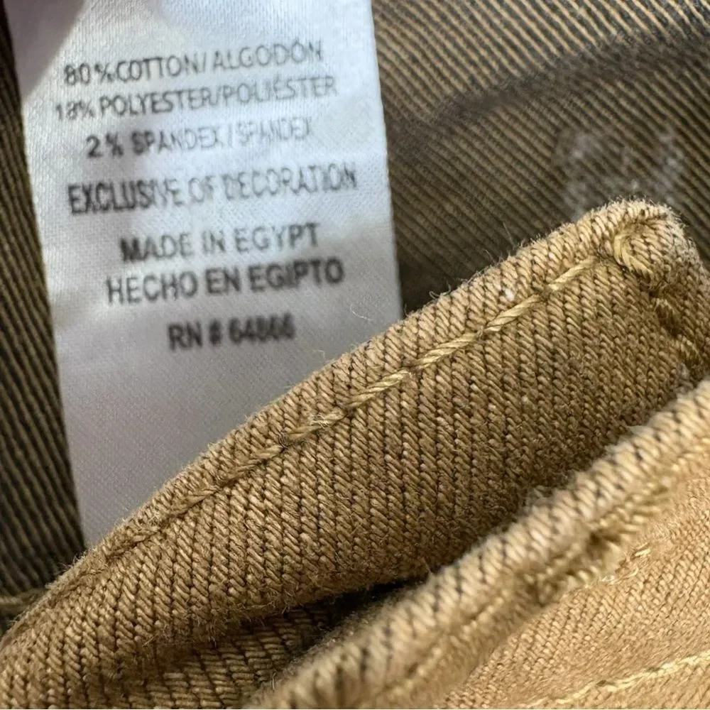 MODERN CULTURE MENS MOTO STRETCH TAPER FIT  PANTS SIZE 34 32